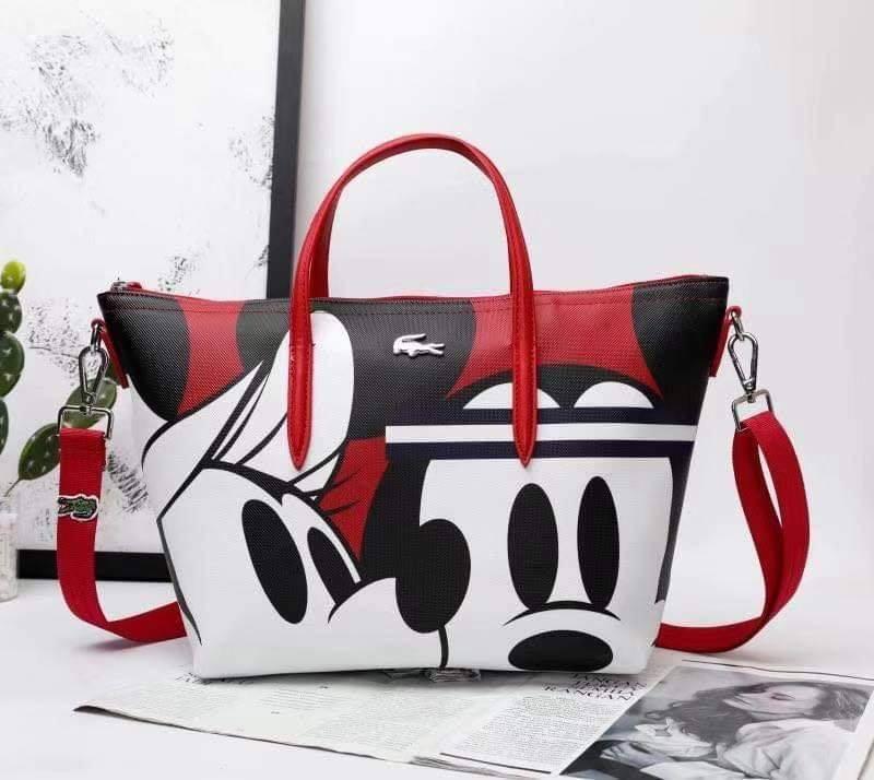 lacoste bag mickey mouse