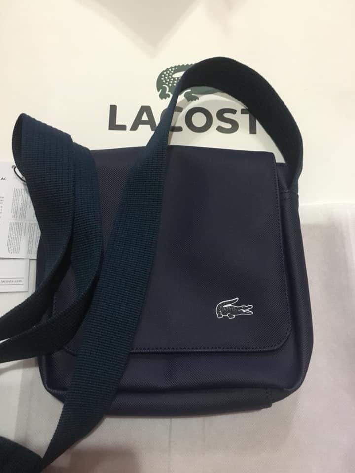 Lacoste PVC sling bag