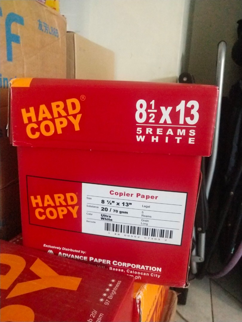 Long Hard Copy BondPaper (1box), Hobbies & Toys, Stationary & Craft