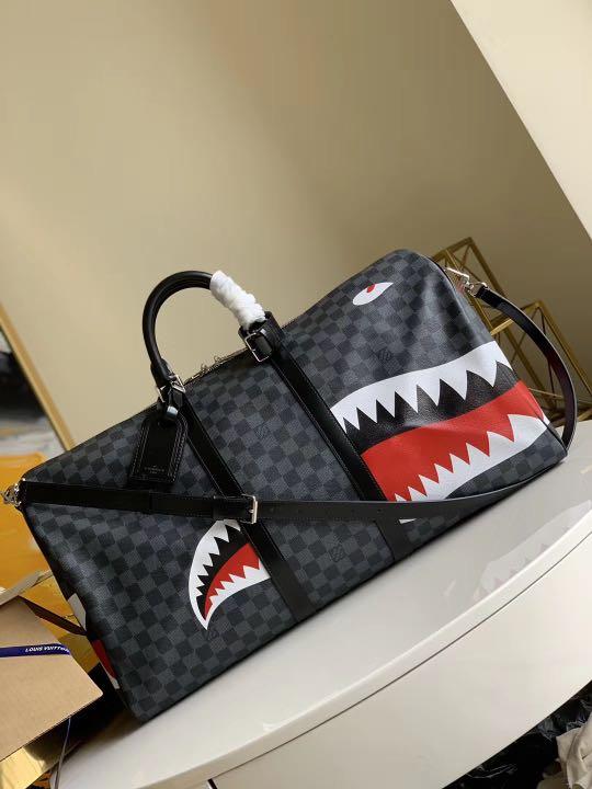 louis vuitton bag with shark