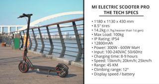 Mi Electric Scooter Pro Xiaomi Mijia M365 Pro
