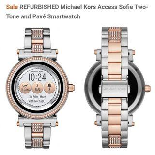 michael kors sofie pave rose gold smartwatch