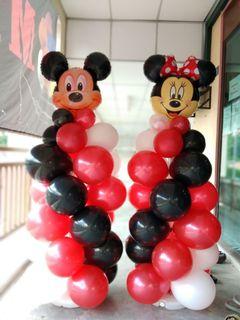 Mickey Balloon Pillar (Balloon Decoration service)