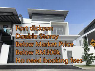 New double storey price below RM300k (Freehold)