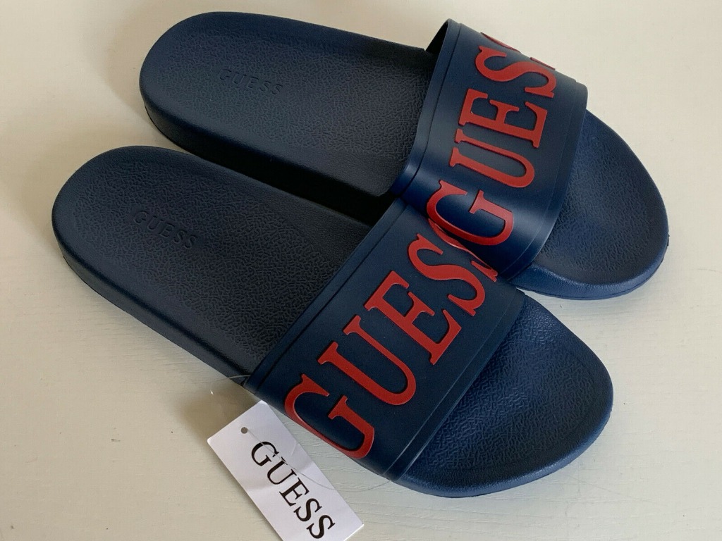 Mens guess slides on sale