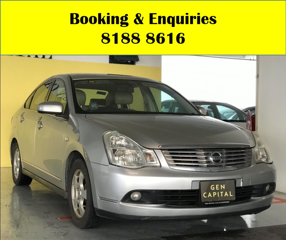 Nissan Sylphy  CIRCUIT BREAKER PROMO!! THE CHEAPEST RENTAL WITH 50% OFF DURING CIRCUIT BREAKER, just $500 deposit driveaway. ADVANCE BOOKING ONLY! Whatsapp 8188 8616 now to enjoy special rates!!