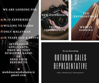 Outdoor Sales Representative