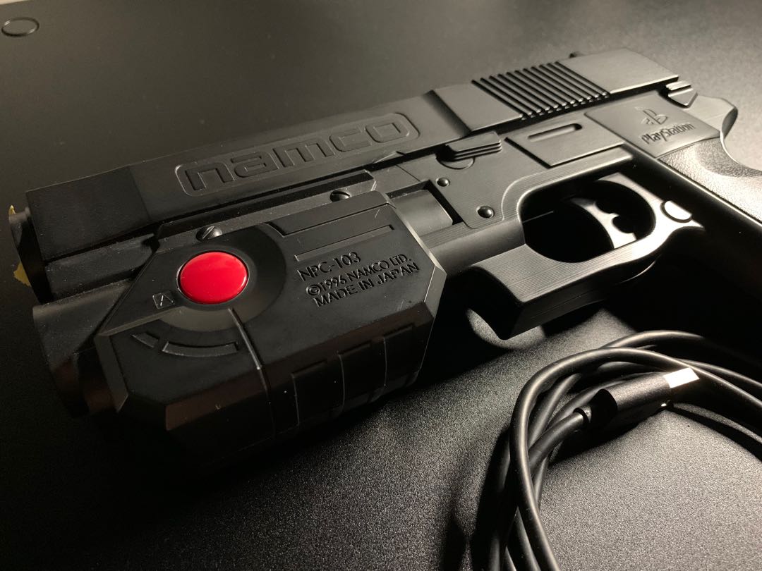 Guncon Lightgun USB 原裝改 (Work on LCD monitors with RetroPie/RetroArch