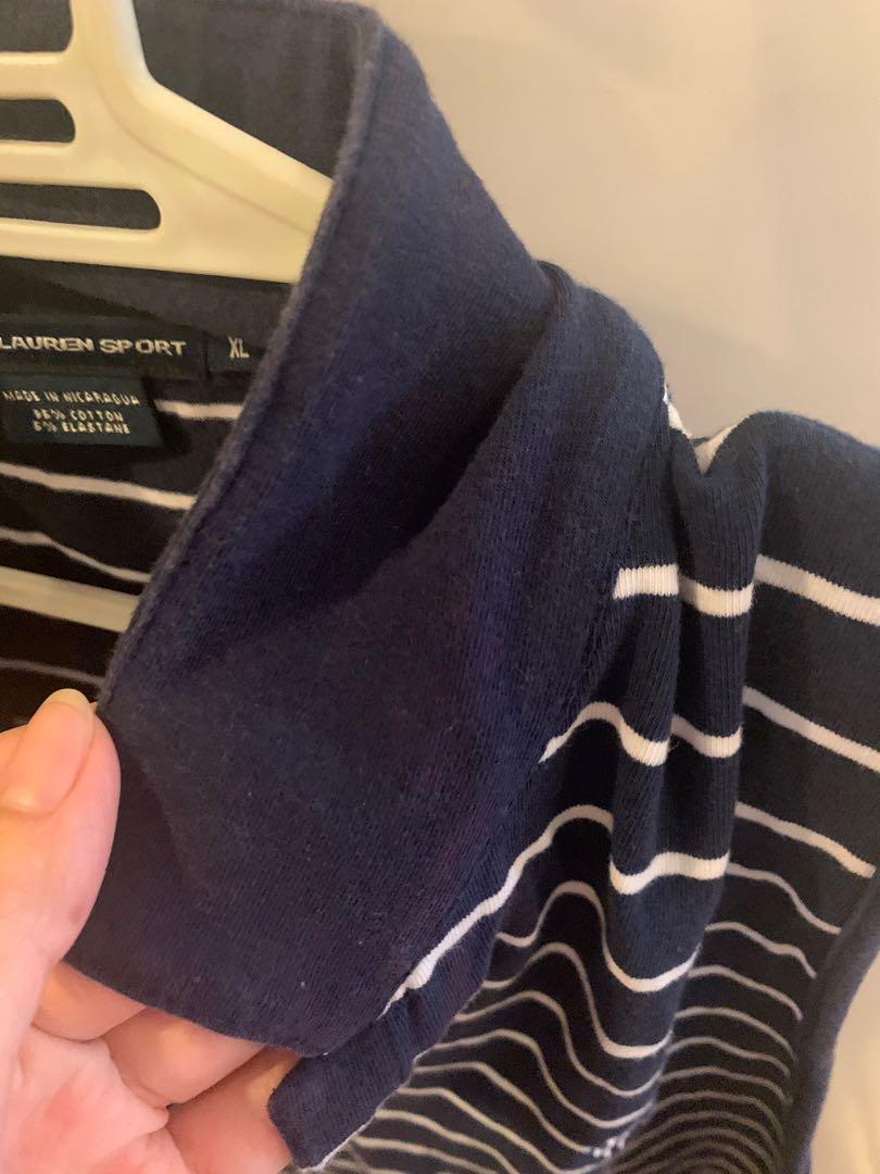 Ralph Lauren Sleeveless Collar Top (Category: Sleeveless) located in Makati City. Submitted by mega_manila (Listing ID 1002081622, Image 3). Description: Has a bit of signs of usage and stains on collar.