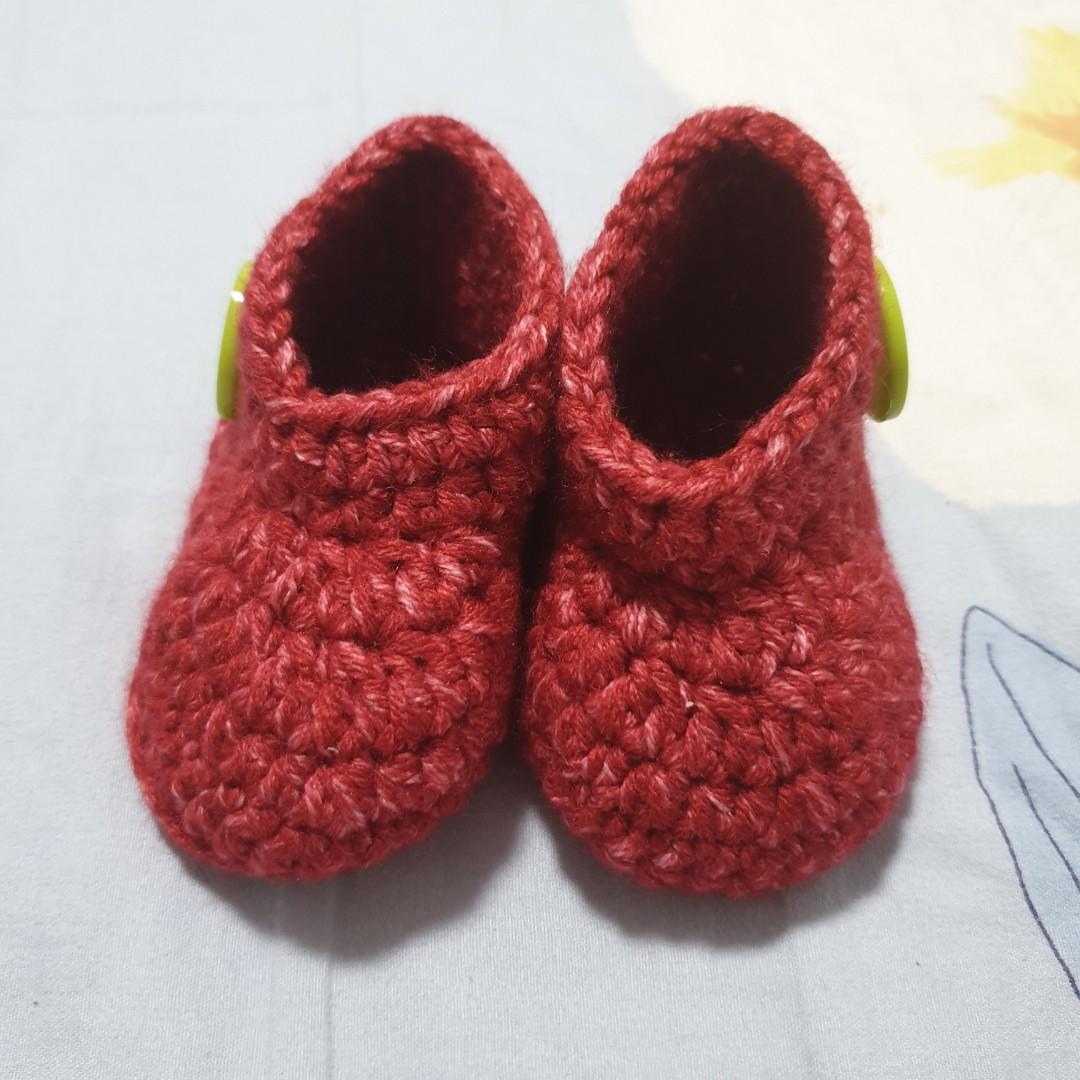 Red infant boots discount