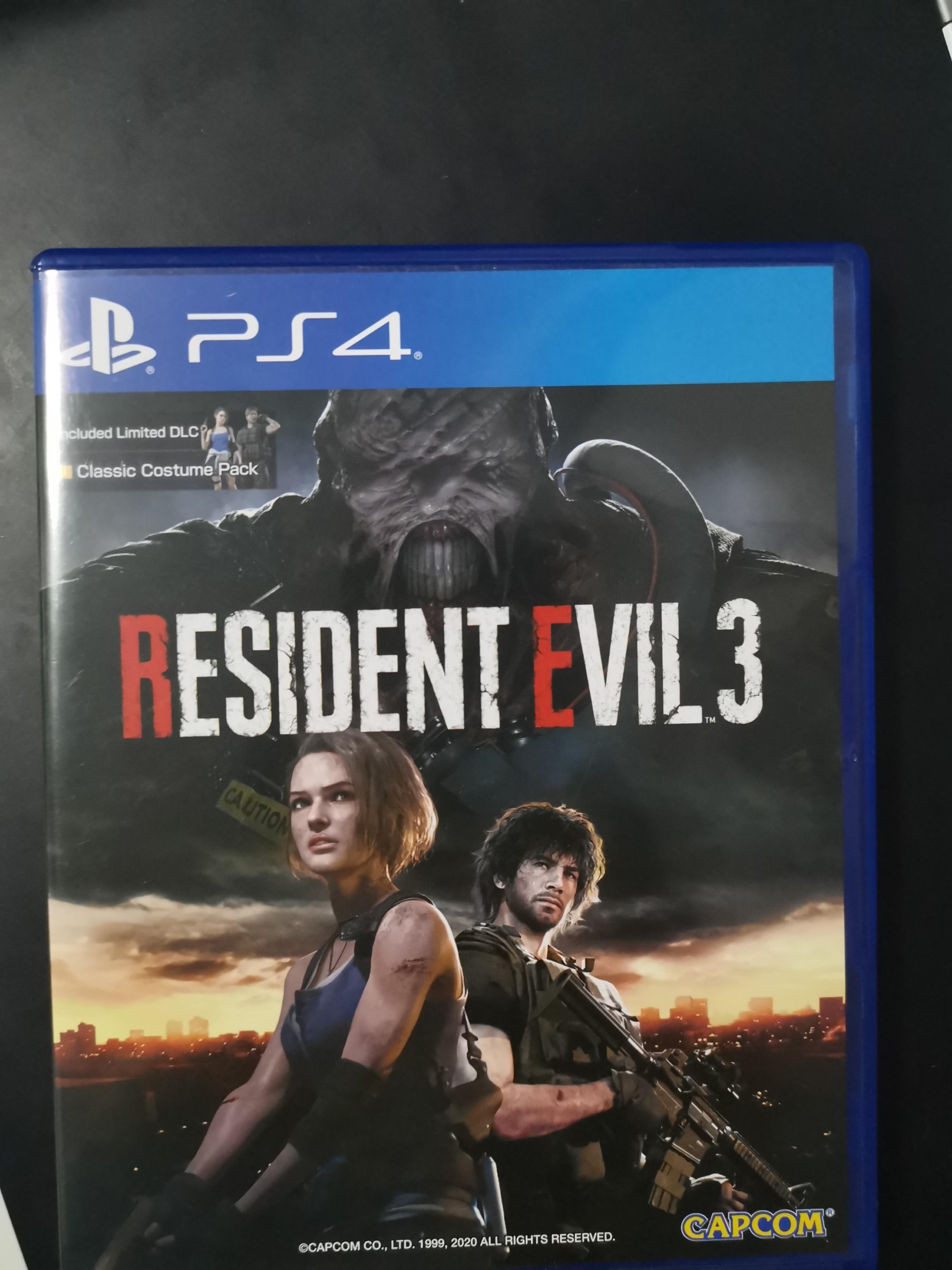 Resident evil 3 ps4 game Video Gaming Video Games PlayStation