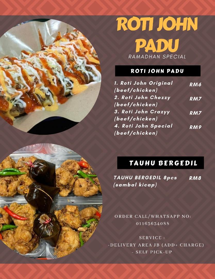 Roti John Padu Jb Food Drinks Local Delights Halal Local Delights Others On Carousell