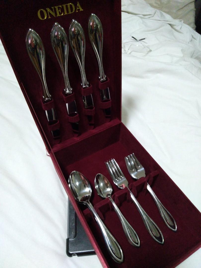 Silverware ONEIDA 💯 original, Furniture & Home Living, Kitchenware