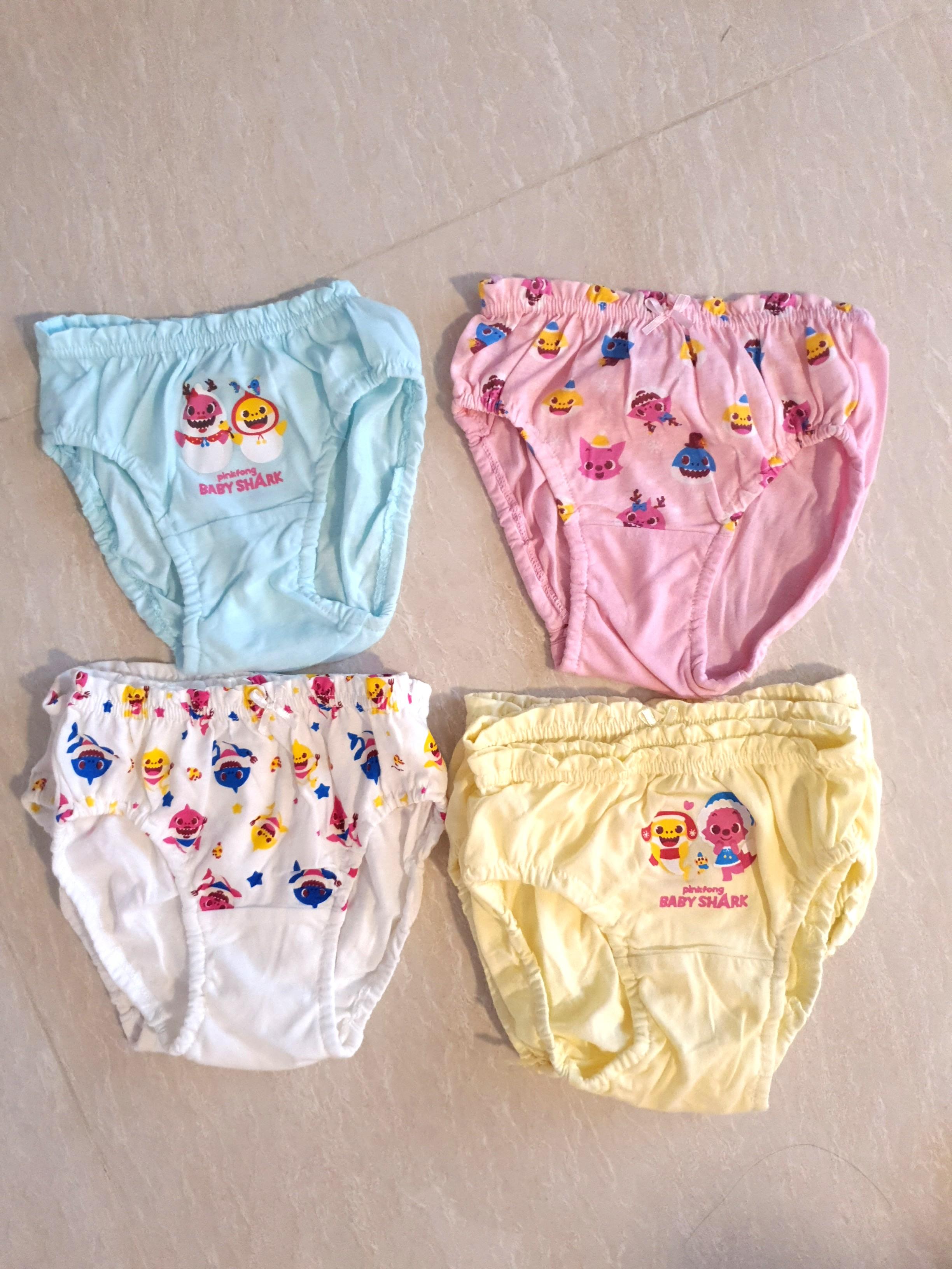 Size 110. 3yo to 5yo pinkfong baby shark kids toddler girls panties