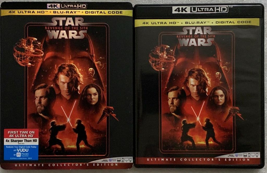 Star Wars Episode Iii Revenge Of The Sith 4k Ultra Hd Blu Ray 3 Disc Slipcover No Digital Code New Us Import Original Music Media Cd S Dvd S Other Media These videos can be found in moviessplash_movies only in the xbox port. carousell