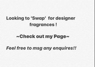 Swaps For Designer  Fragrance