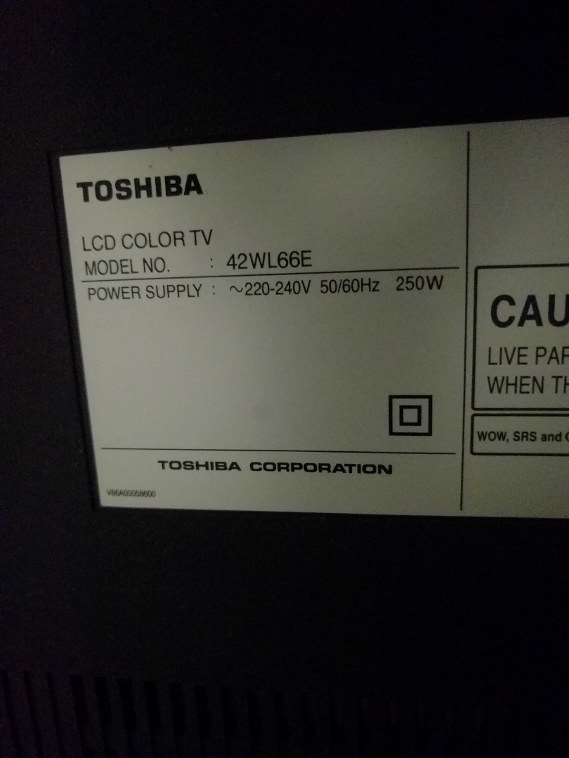 Toshiba Regza 42 inch LCD