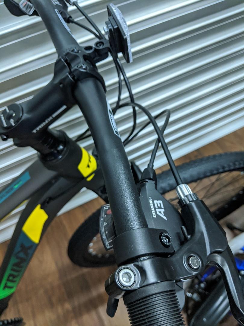 Trinx M100 Mountain Bike 27.5" (Black/Yellow/Green), Sports Equipment