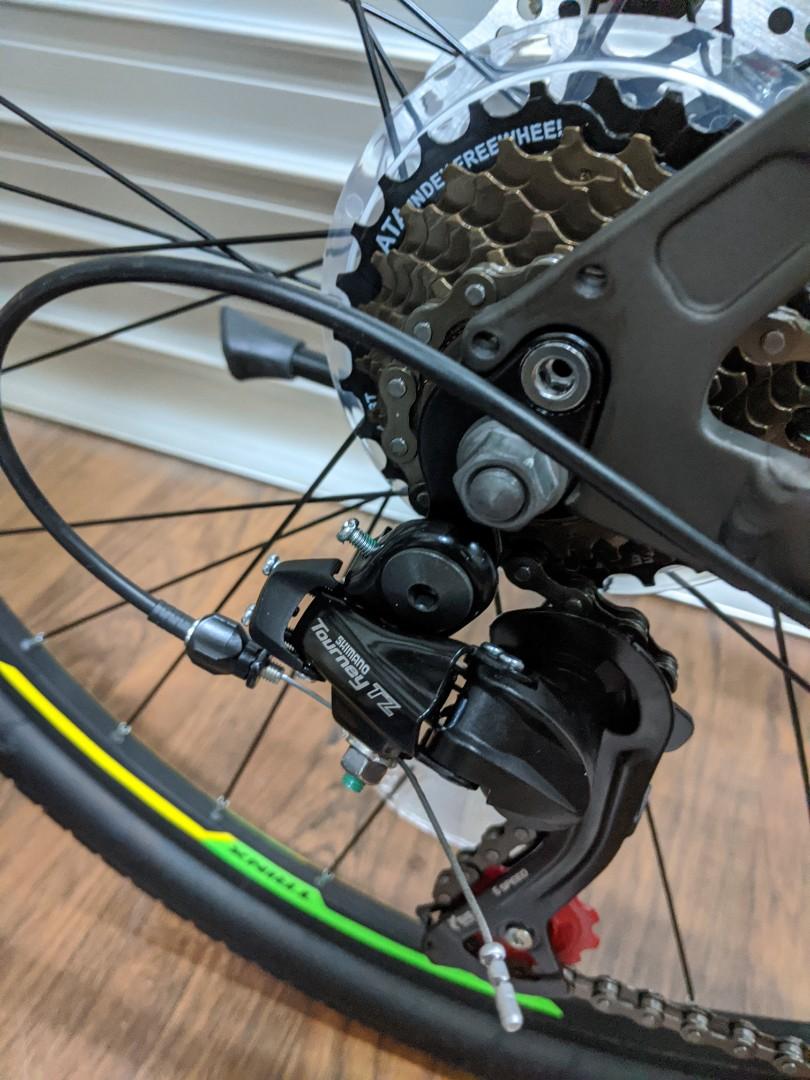 Trinx M100 Mountain Bike 27.5" (Black/Yellow/Green), Sports Equipment