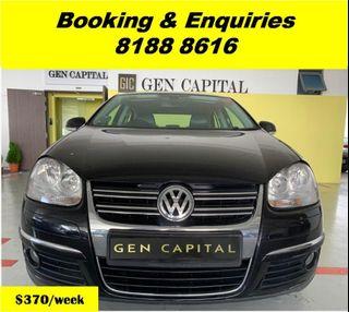 Volkswagen Jetta CIRCUIT BREAKER PROMO!! THE CHEAPEST RENTAL WITH 50% OFF DURING CIRCUIT BREAKER, just $500 deposit driveaway. ADVANCE BOOKING ONLY! Whatsapp 8188 8616 now to enjoy special rates!!