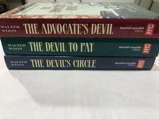 Walter Woon: The Advocates Devil (Book I), The Devil to Pay (Book II) & The Devils Circle (Book III) [All paperback]