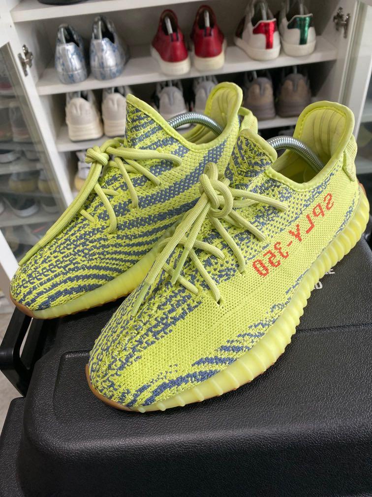 Adidas Originals Yeezy Boost 350 V2 Semi Frozen Yellow Yebra OG Edition
