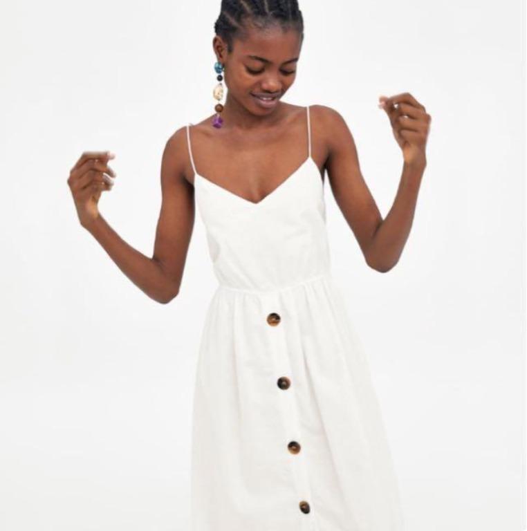 Button down back best sale dress