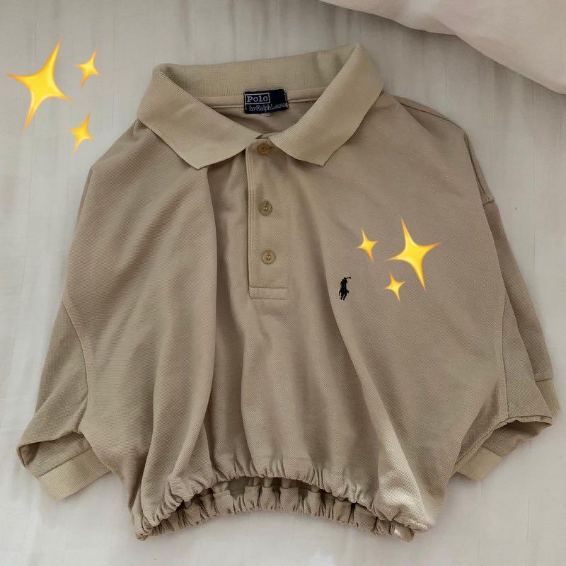 🏷 polo ralph lauren reworked tee, Women 