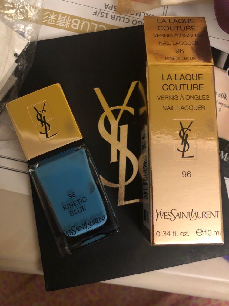 ysl kinetic blue nail polish