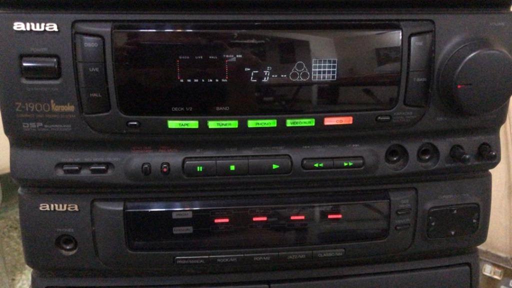 aiwa twin duct speakers