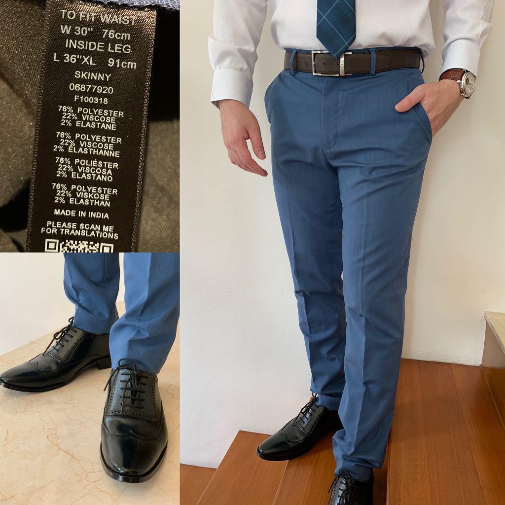 skinny fit work pants