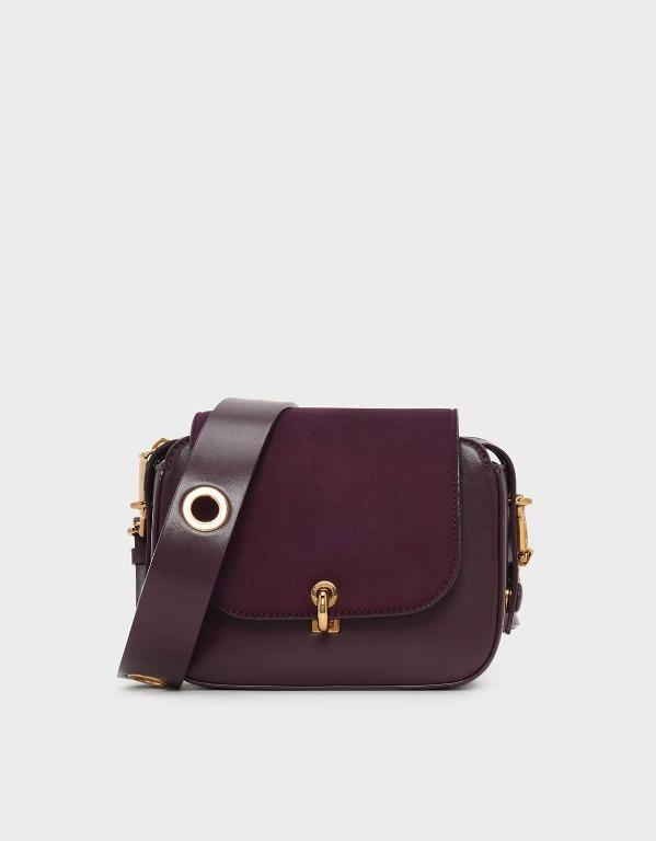 charles and keith prune bag