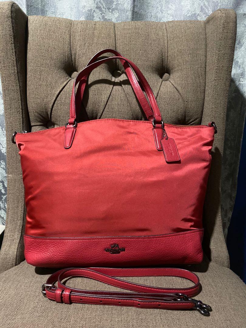 Coach nylon satchel shop