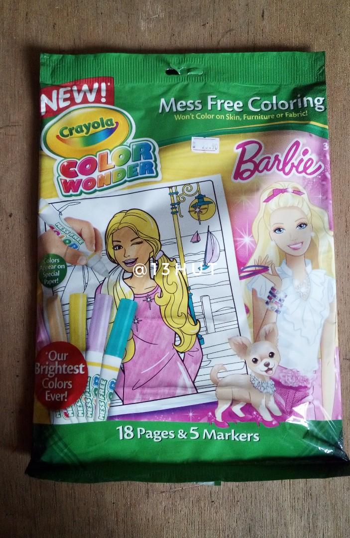 Color wonder online barbie
