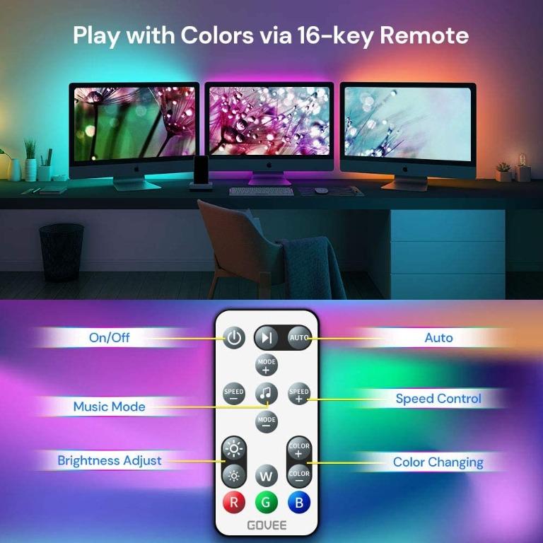 Govee 2*5m RGB LED Waterproof Strip Light (With Remote) (H6189