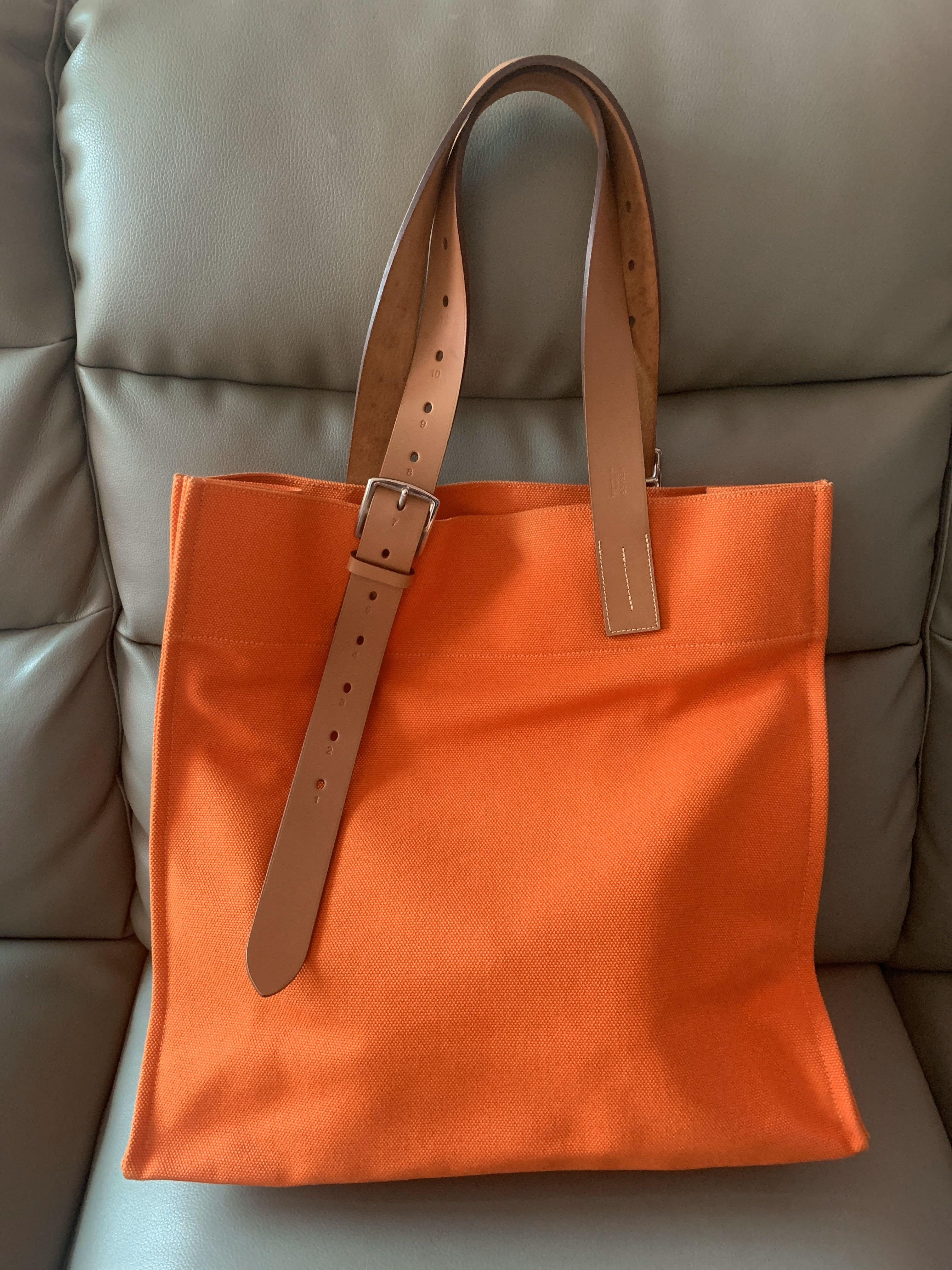 hermes tote bolsa kanvas