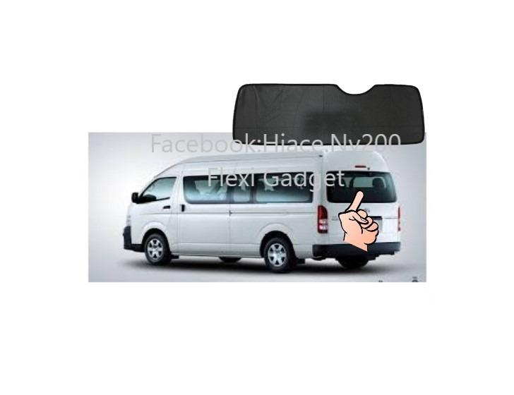 Hiace Hi-Roof Rear Shade/Mid High Roof Commuter Passenger Bus Rear ...
