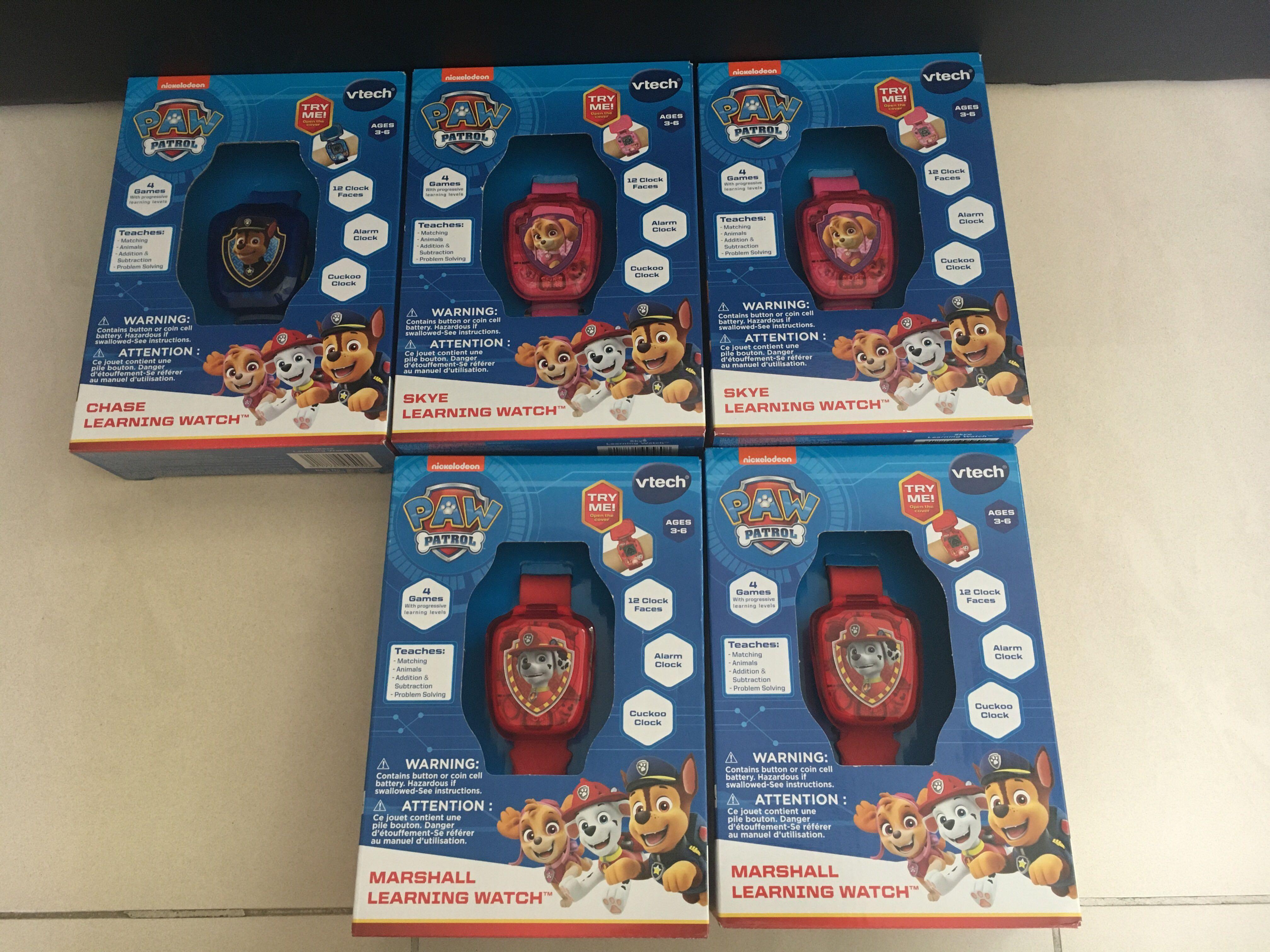 paw patrol vtech watch battery