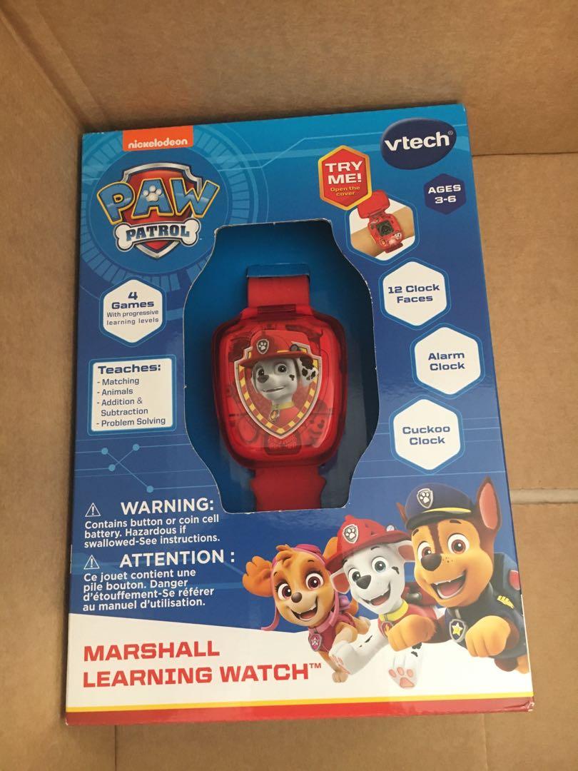VTech Paw Patrol Chase Watch, Blue, PAW Patrol Marshall Learning Red , Skye Learning Watch, Pink , Hobbies & Toys, Toys & Games on Carousell