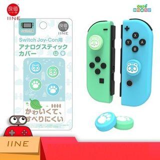 [In Stock] IINE Nintendo Switch JoyCon Animal Crossing New Horizon Design Thumbgrips