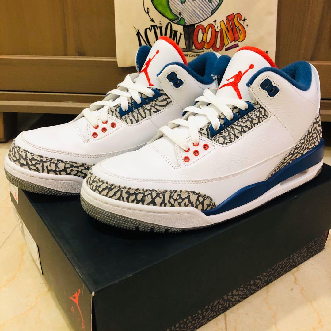 Jordan 3 true blue online 2016 box