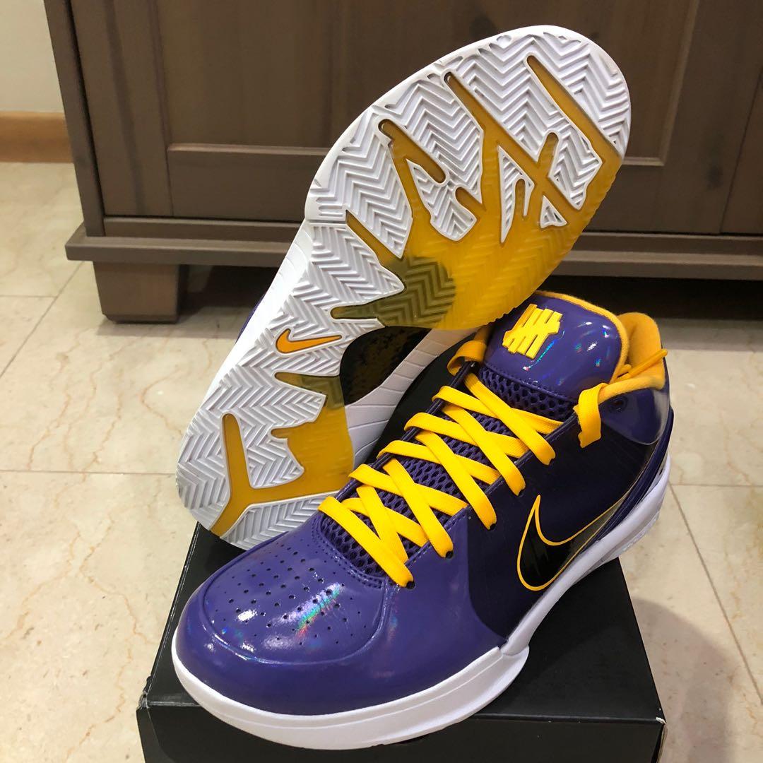 Kobe 4 protro undefeated los angeles lakers discount