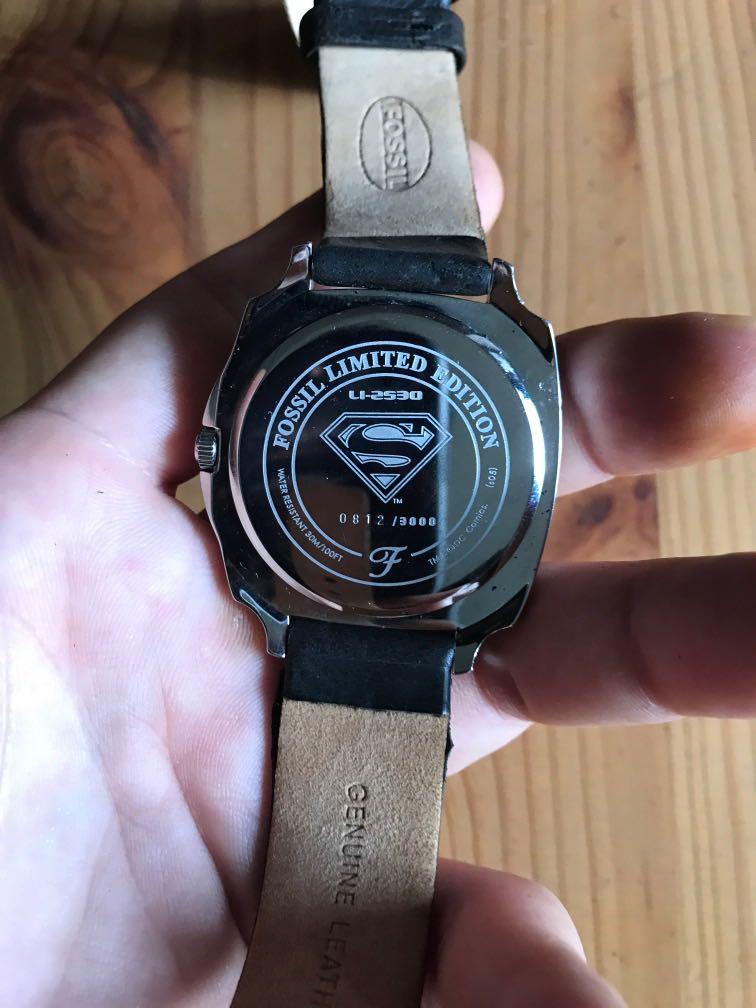 BNIB) Limited Edition Fossil Superman Watch., Luxury, Watches on Carousell