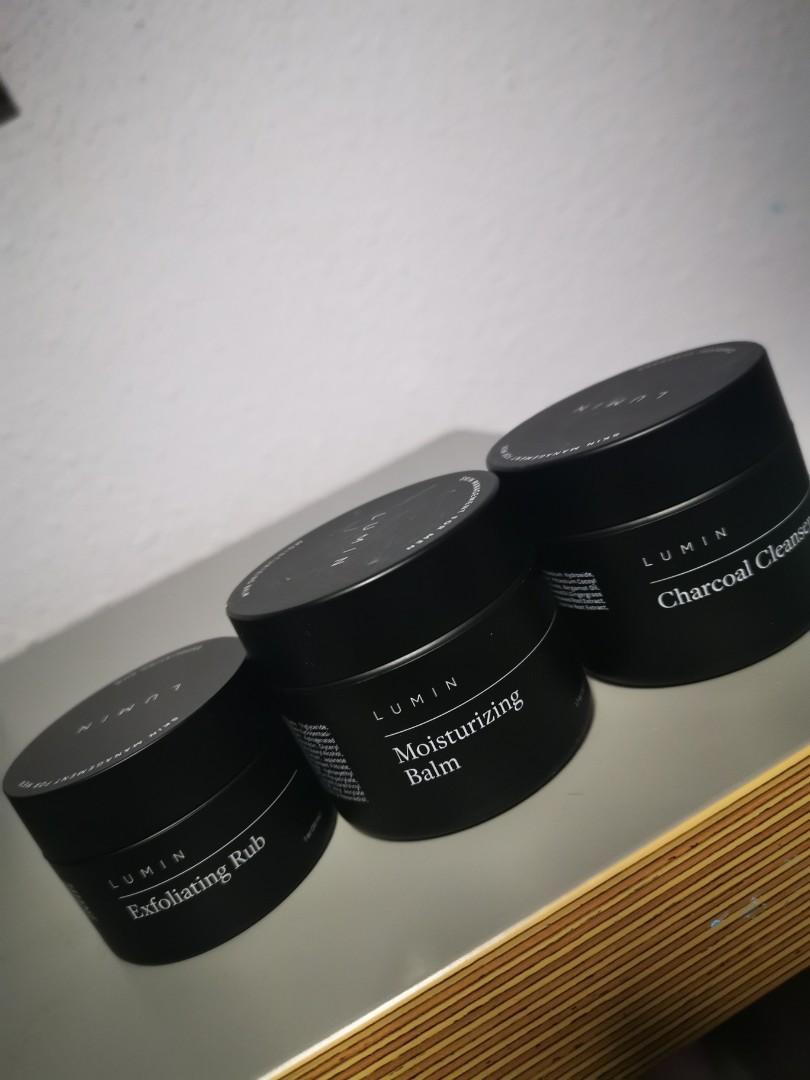 lumin men's face products