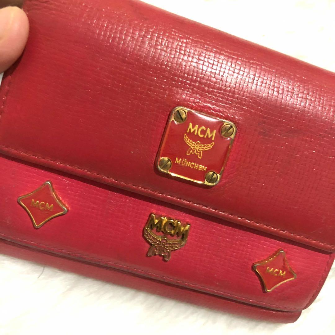 Mcm hot deals pink wallet