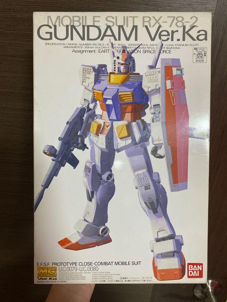 Mg Gundam Rx 78 2 Ver Ka Hobbies Toys Toys Games On Carousell