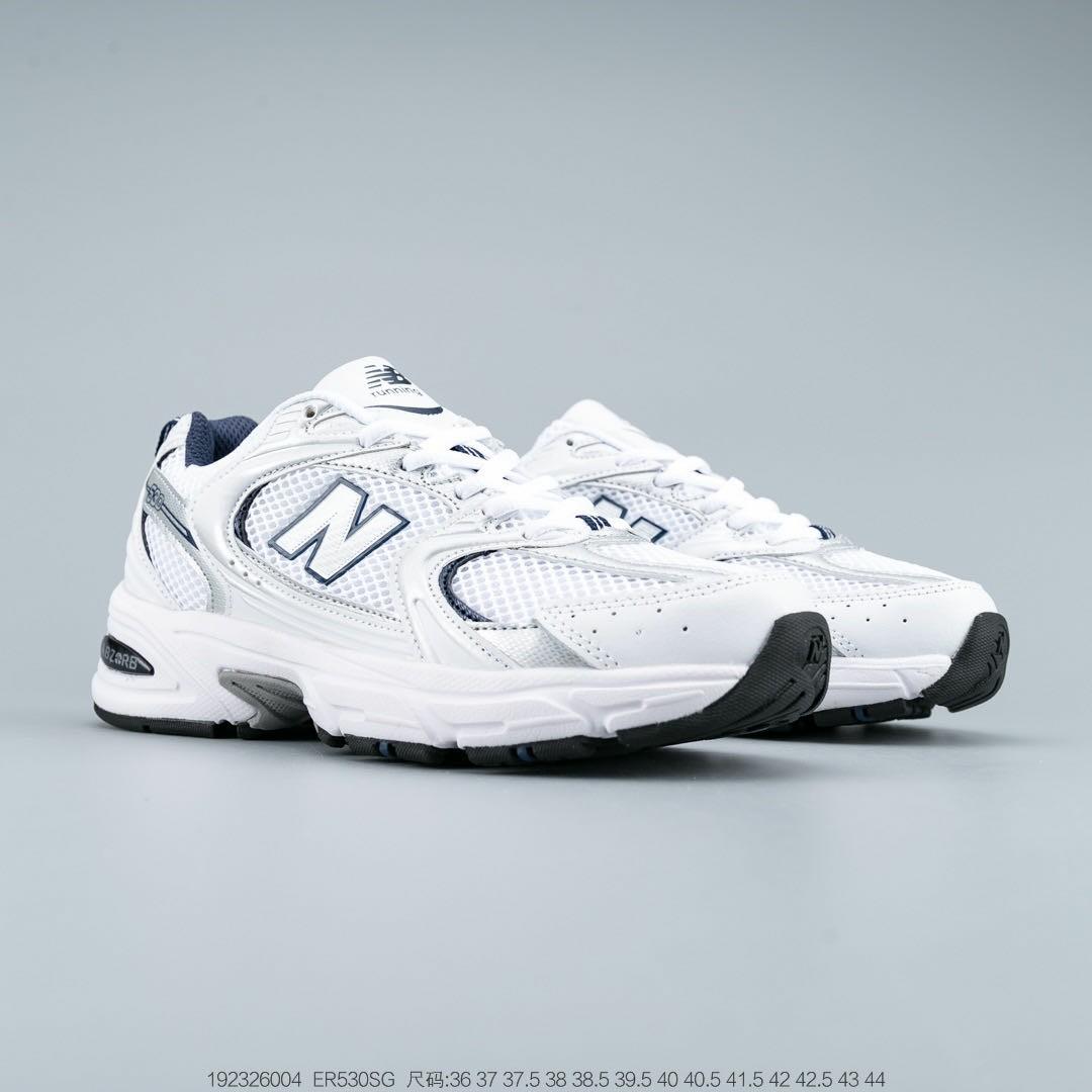 New Balance 530 White Navy (Unisex), Men's Fashion, Footwear, Dress Shoes  on Carousell