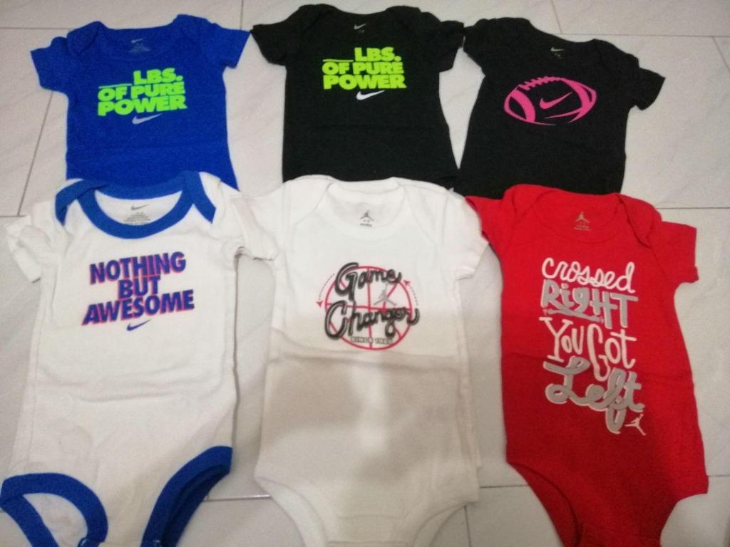Newborn Babies Jordan Nike Romper Onesie 0 1 2 3 4 5 6 Months