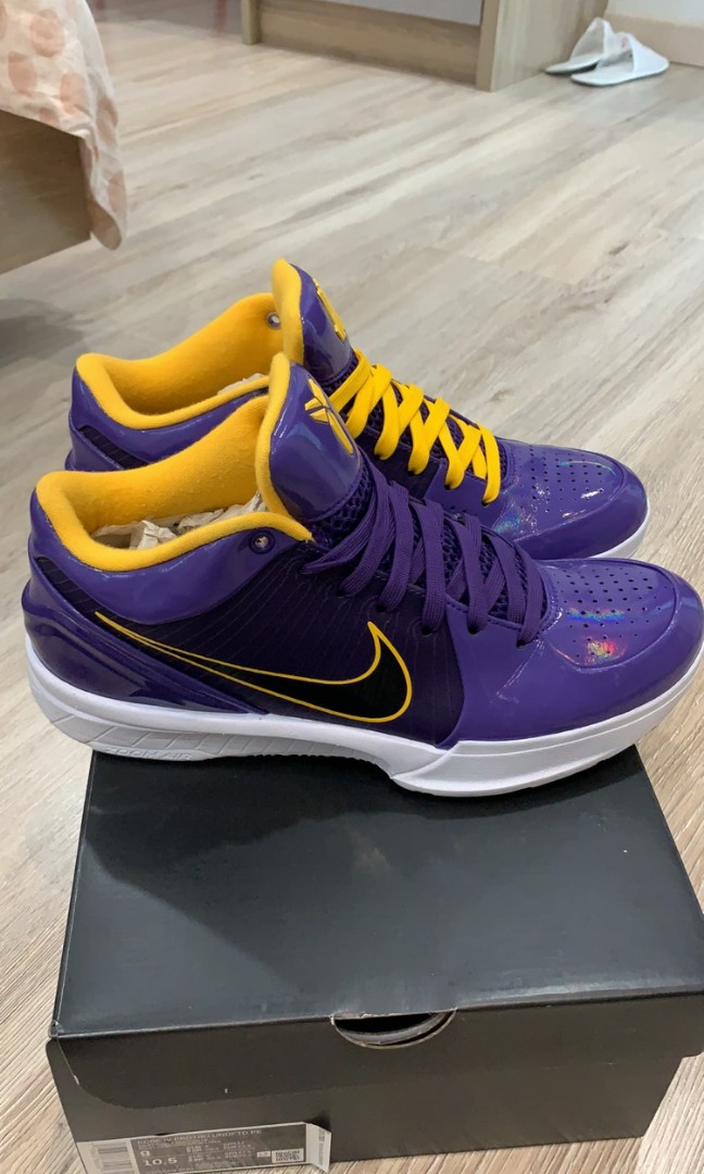 Nike Kobe 4 Protro lakers Men s Fashion Footwear Sneakers on Carousell