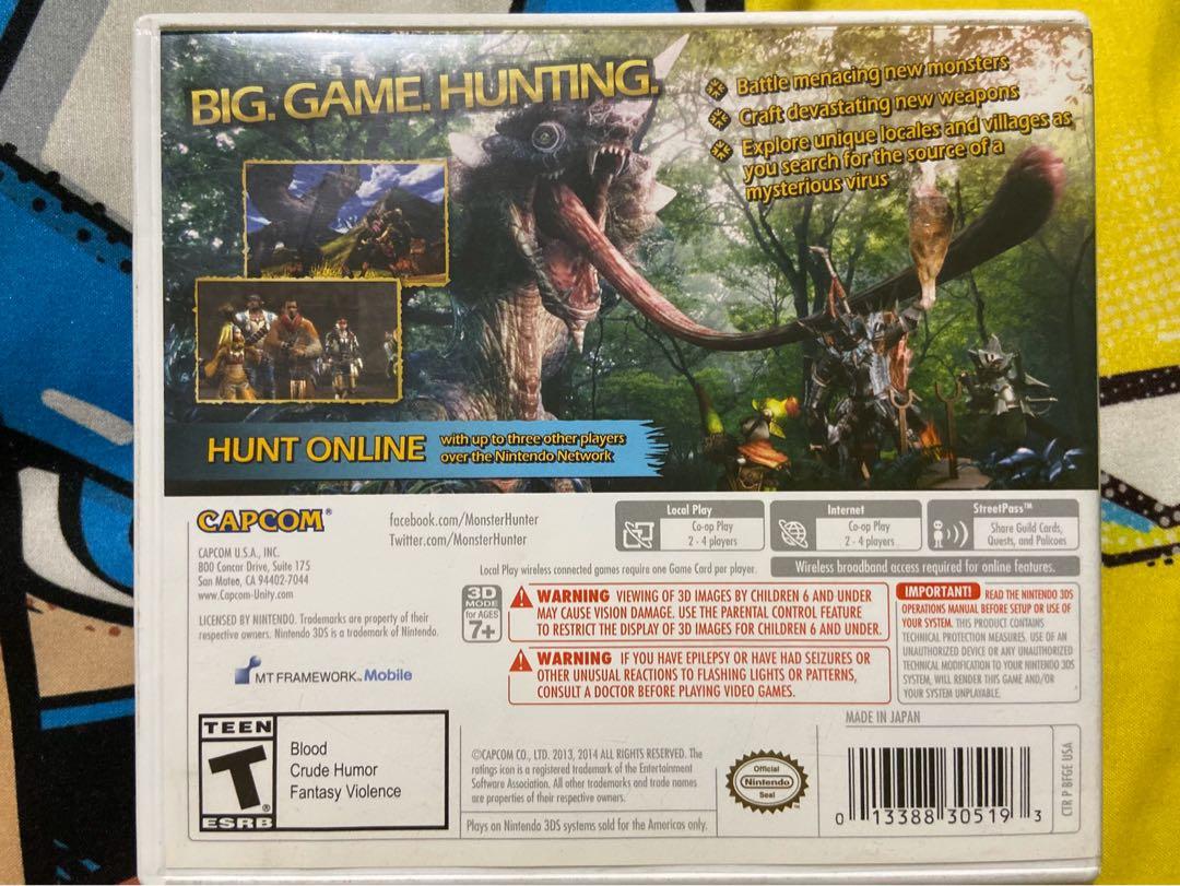 Nintendo 3DS “Monster Hunter 4 Ultimate” (Category: Nintendo) located in Quezon City. Submitted by everydaysary (Listing ID 1002283052, Image 2). Description: .
